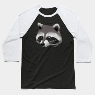 Raccoon face fluffy Baseball T-Shirt